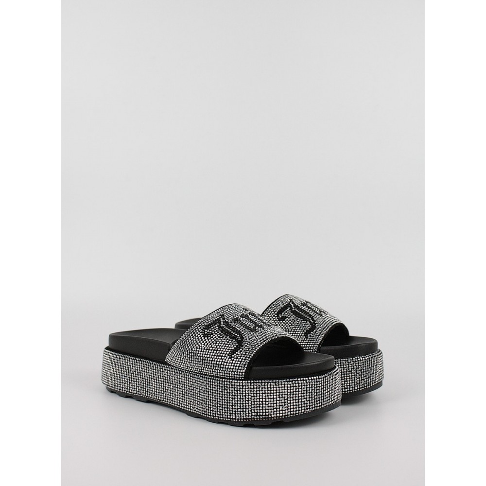 Γυναικεία Slider Juicy Couture JCFSYL222007-101 Dora Diamante Stacked Sandal Στράς Γυναικεία Slider Juicy Couture JCFSYL222007-101 Dora Diamante Stacked Sandal Στράς
