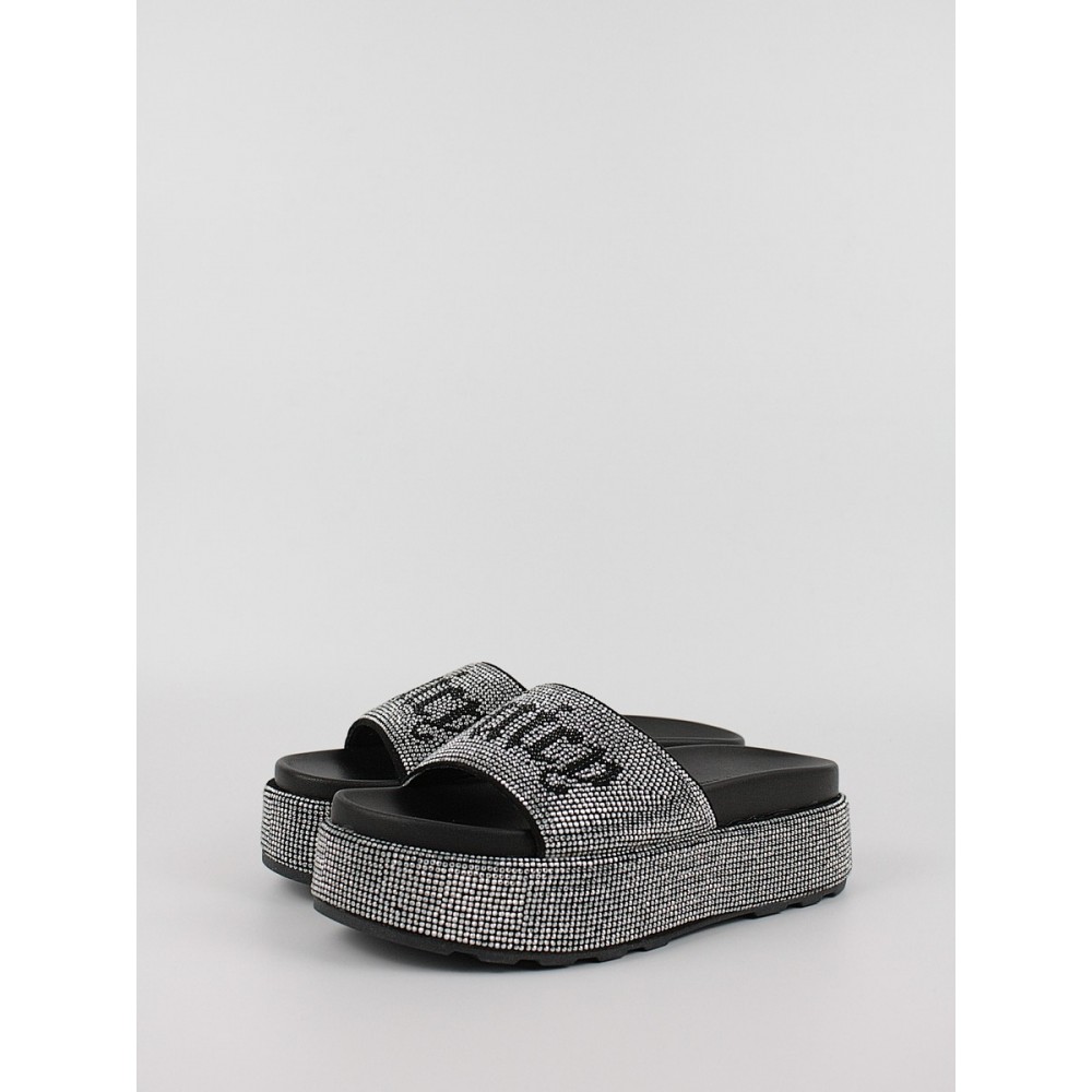 Γυναικεία Slider Juicy Couture JCFSYL222007-101 Dora Diamante Stacked Sandal Στράς Γυναικεία Slider Juicy Couture JCFSYL222007-101 Dora Diamante Stacked Sandal Στράς