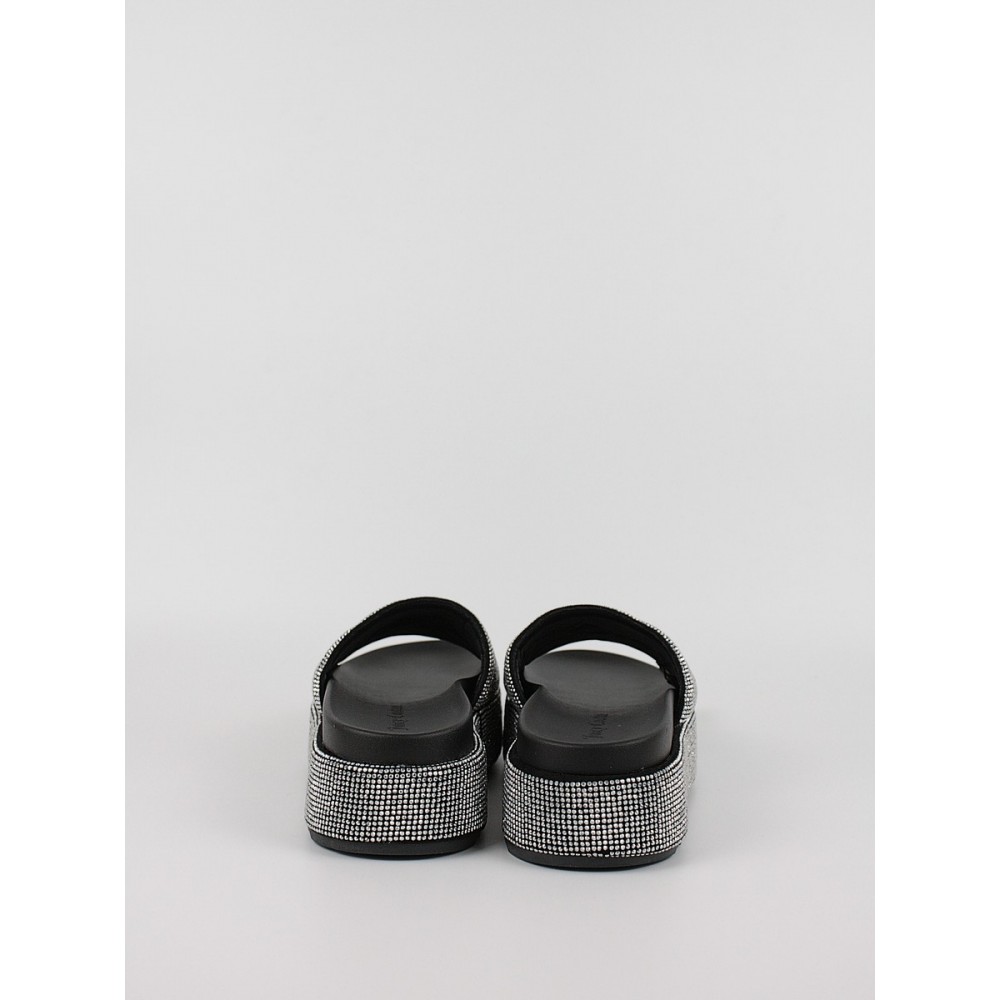 Γυναικεία Slider Juicy Couture JCFSYL222007-101 Dora Diamante Stacked Sandal Στράς Γυναικεία Slider Juicy Couture JCFSYL222007-101 Dora Diamante Stacked Sandal Στράς