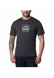 Men's Columbia Tech Trail™ Front Graphic SS Tee 2036545-011 Black Heather