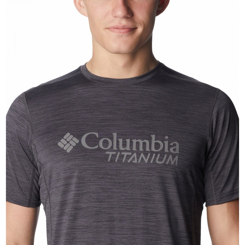 Men's Columbia Titan Pass™ Graphic Tee 1991471-012 Black