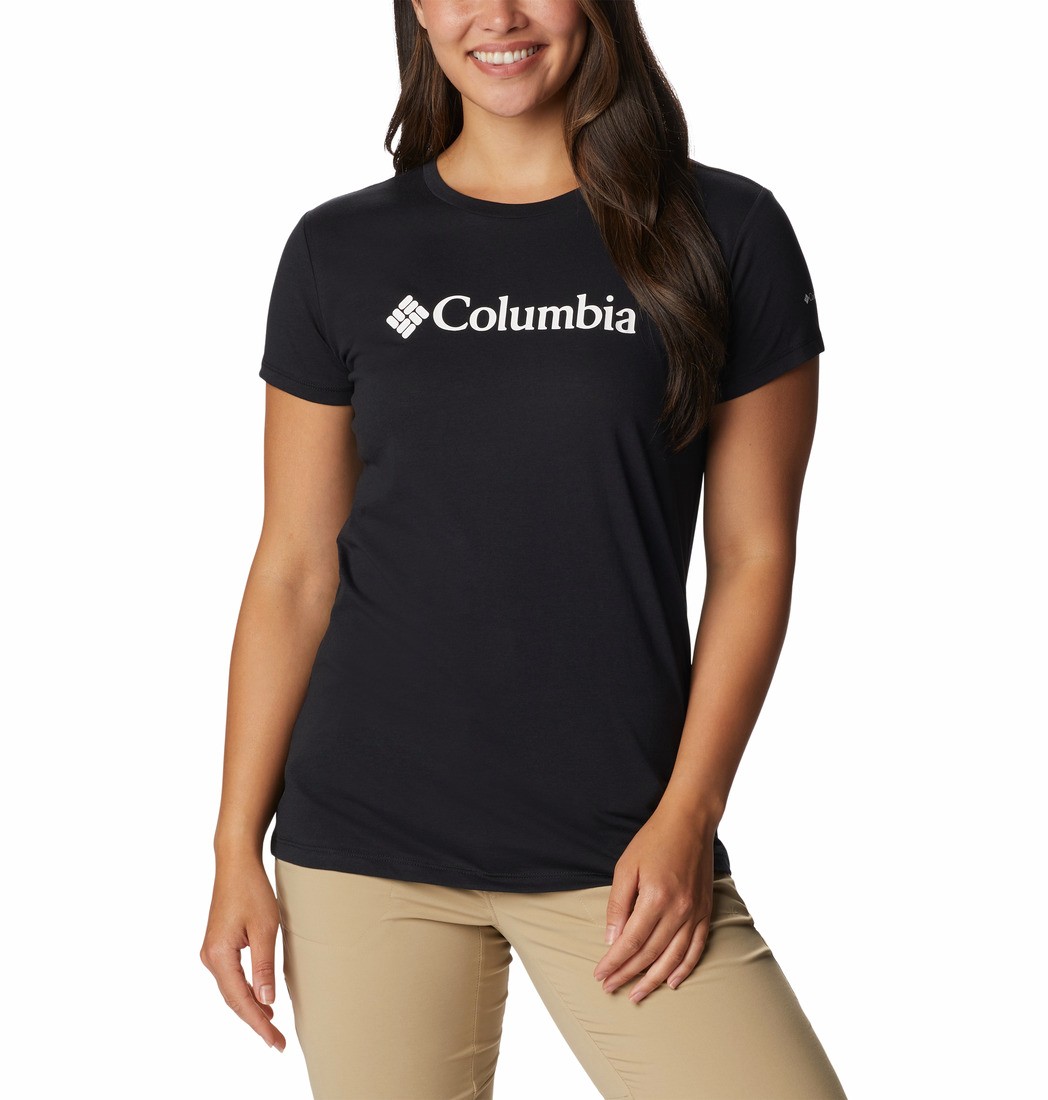 Women's Columbia Trek™ SS Graphic Tee 1992134-011 Black