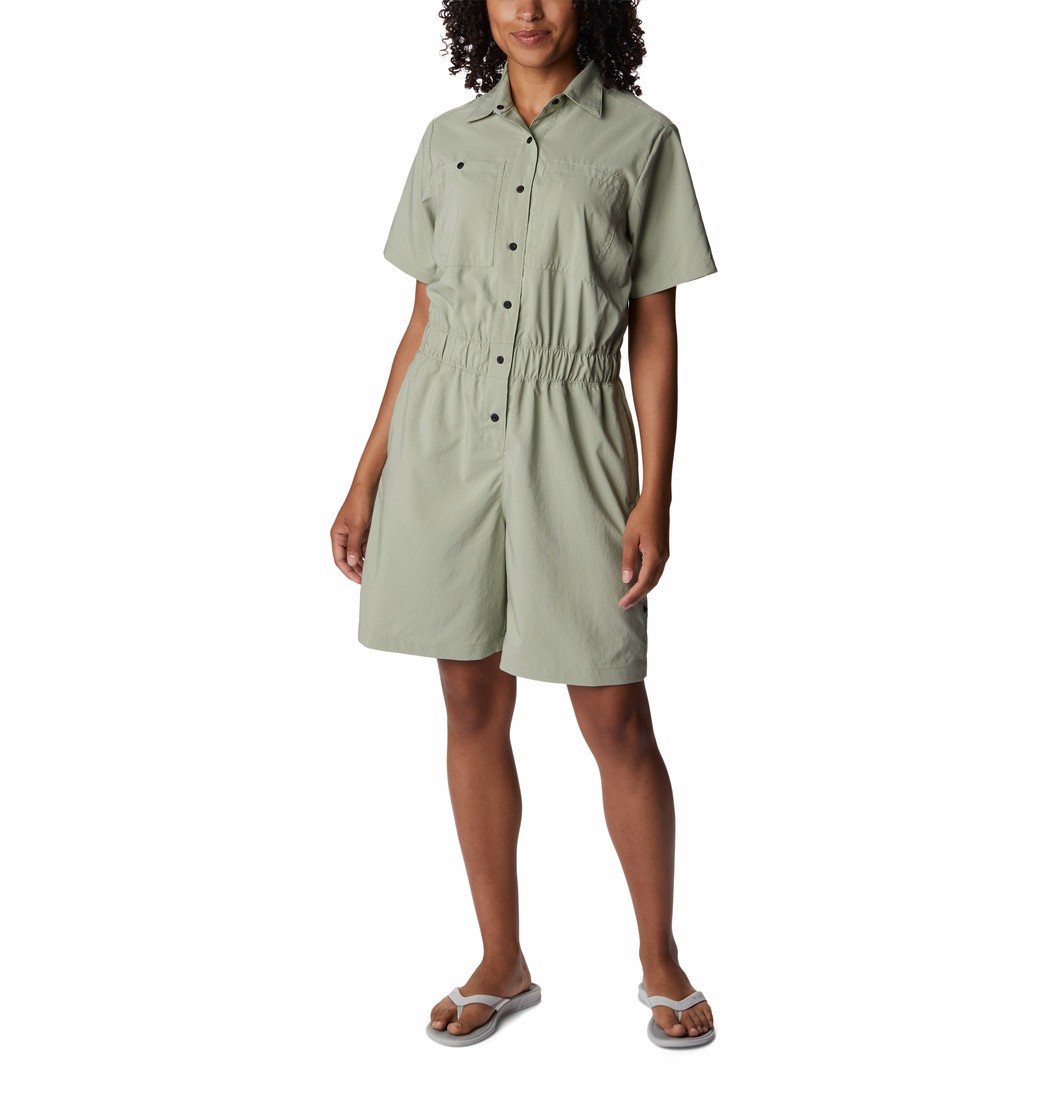 Columbia Women's Silver Ridge Utility™ Romper 2033381-348 Stone Green