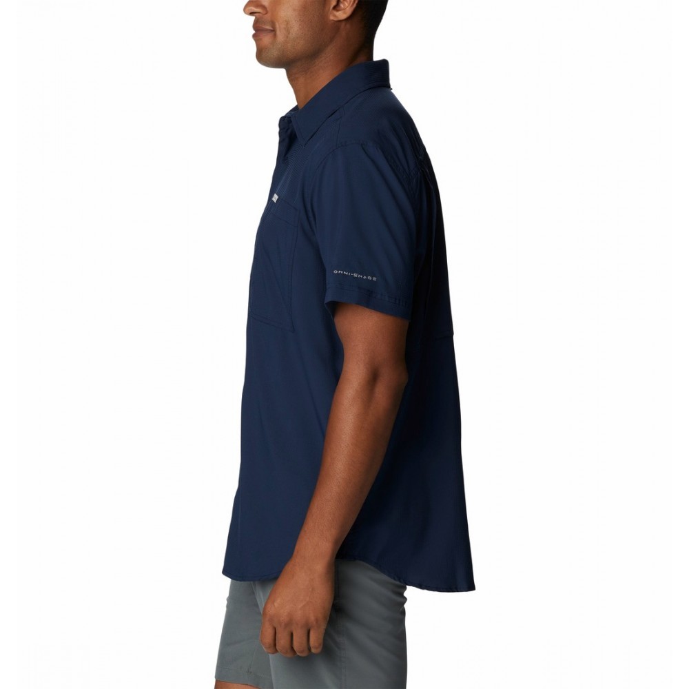 Ανδρικό Πουκάμισο Columbia Silver Ridge™ Utility Lite Short 2030725-464 Μπλε Ανδρικό Πουκάμισο Columbia Silver Ridge™ Utility Lite Short 2030725-464 Μπλε