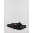 Ανδρική Σαγιονάρα Tommy Hilfiger Comfortable Padded Beach Sandal FM0FM04473-BDS Μαύρη