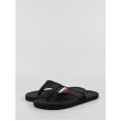 Ανδρική Σαγιονάρα Tommy Hilfiger Comfortable Padded Beach Sandal FM0FM04473-BDS Μαύρη