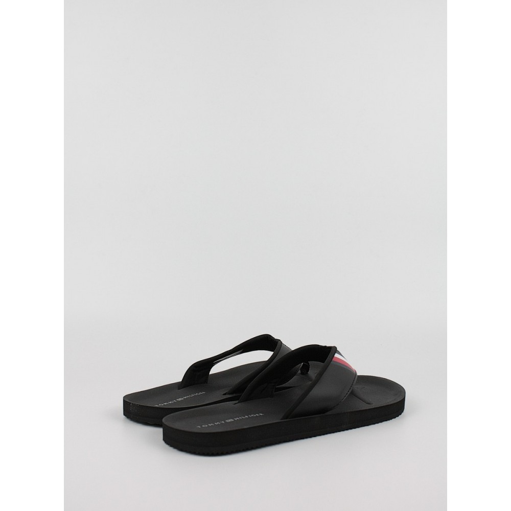 Men's Flip Flops Tommy Hilfiger Comfortable Padded Beach Sandal FM0FM04473-BDS Black Men's Flip Flops Tommy Hilfiger Comfortable Padded Beach Sandal FM0FM04473-BDS Black