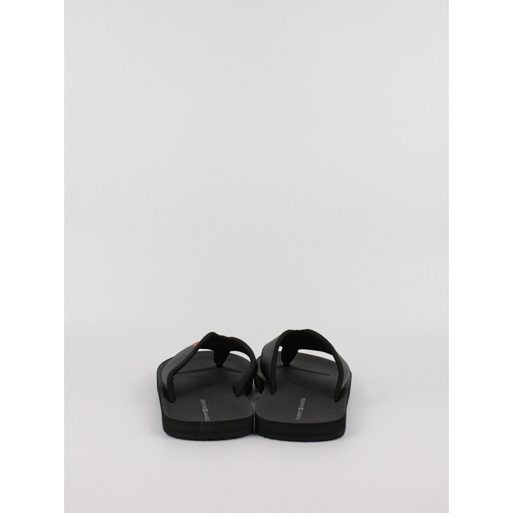 Ανδρική Σαγιονάρα Tommy Hilfiger Comfortable Padded Beach Sandal FM0FM04473-BDS Μαύρη