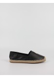 Women Espandrille Tommy Hilfiger Essential Leather Espadrille FW0FW07100-BDS Black