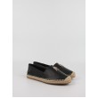 Γυναικεία Εσπανδρίγια Tommy Hilfiger Essential Leather Espadrille FW0FW07100-BDS Μαύρο