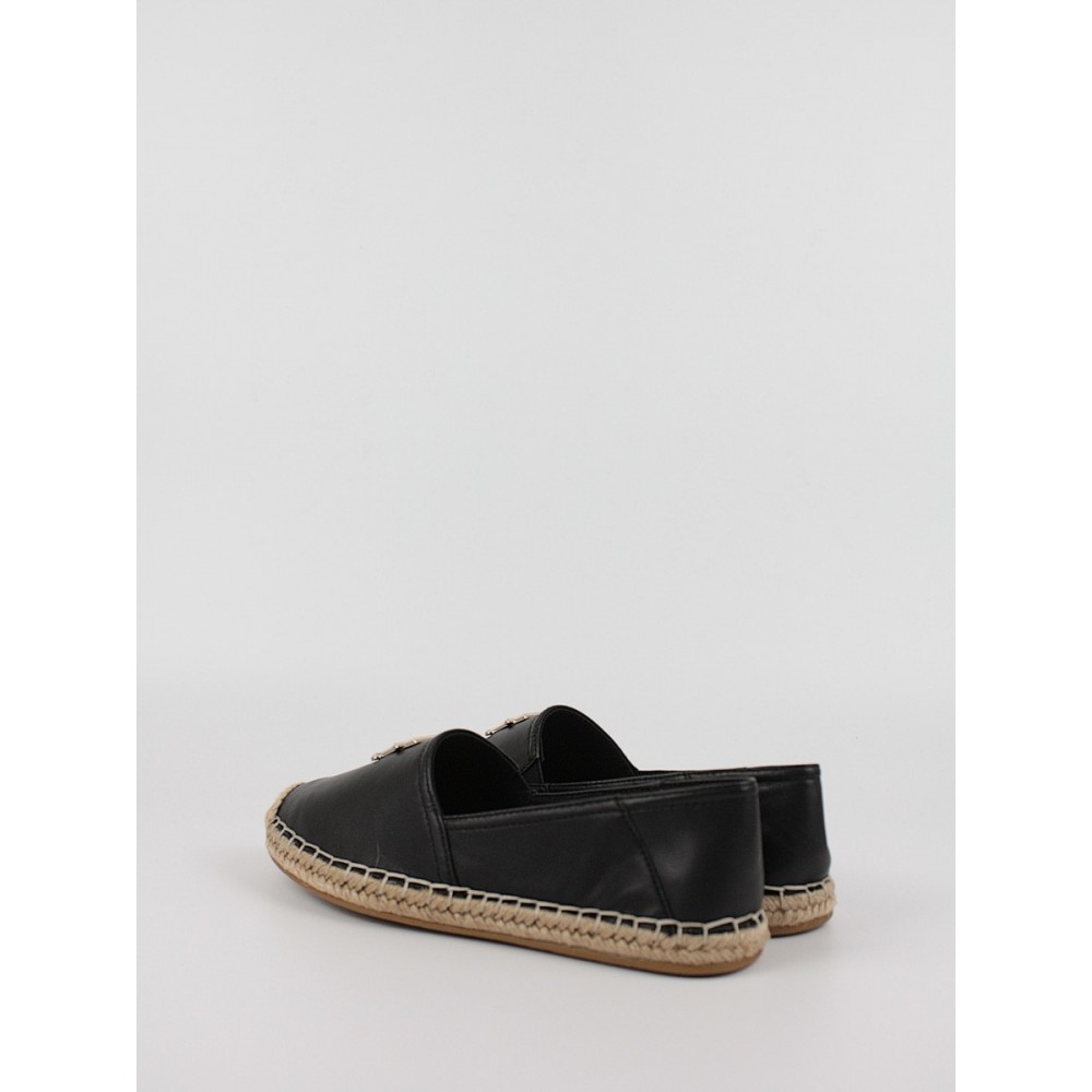 Γυναικεία Εσπανδρίγια Tommy Hilfiger Essential Leather Espadrille FW0FW07100-BDS Μαύρο