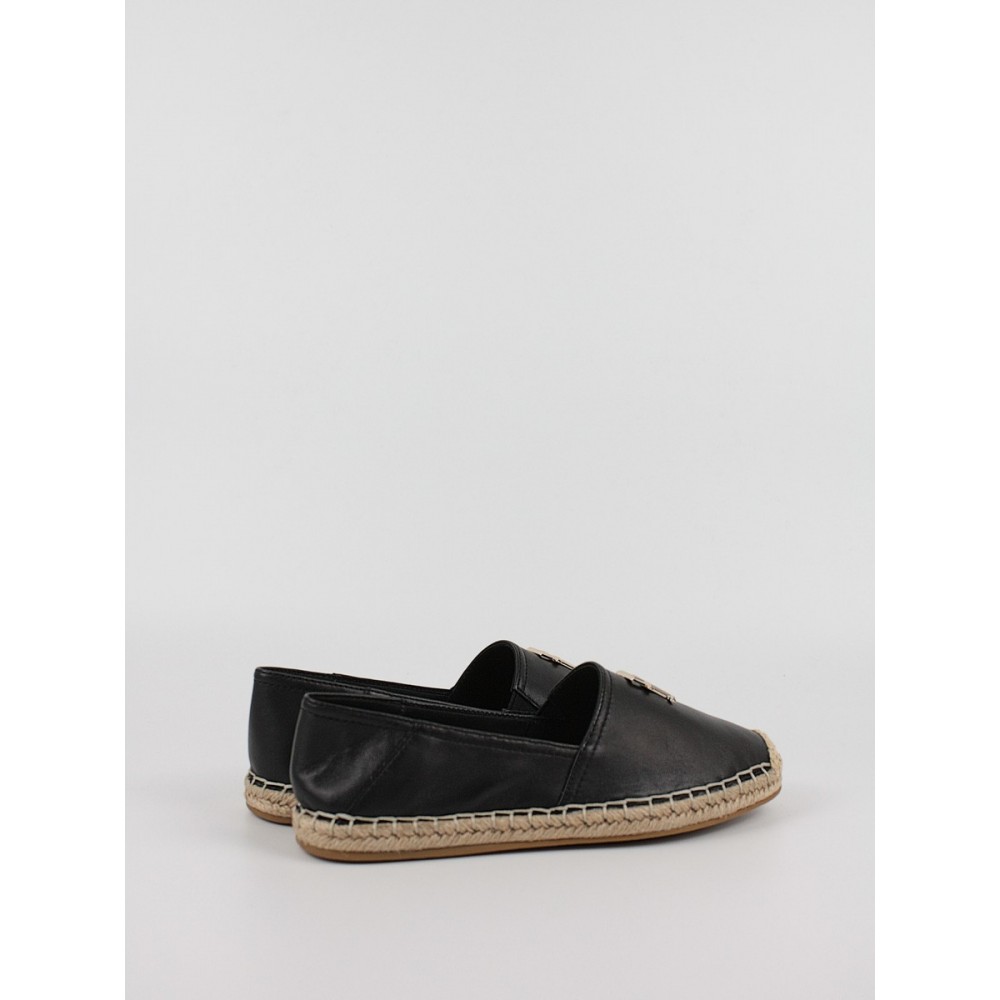 Γυναικεία Εσπανδρίγια Tommy Hilfiger Essential Leather Espadrille FW0FW07100-BDS Μαύρο