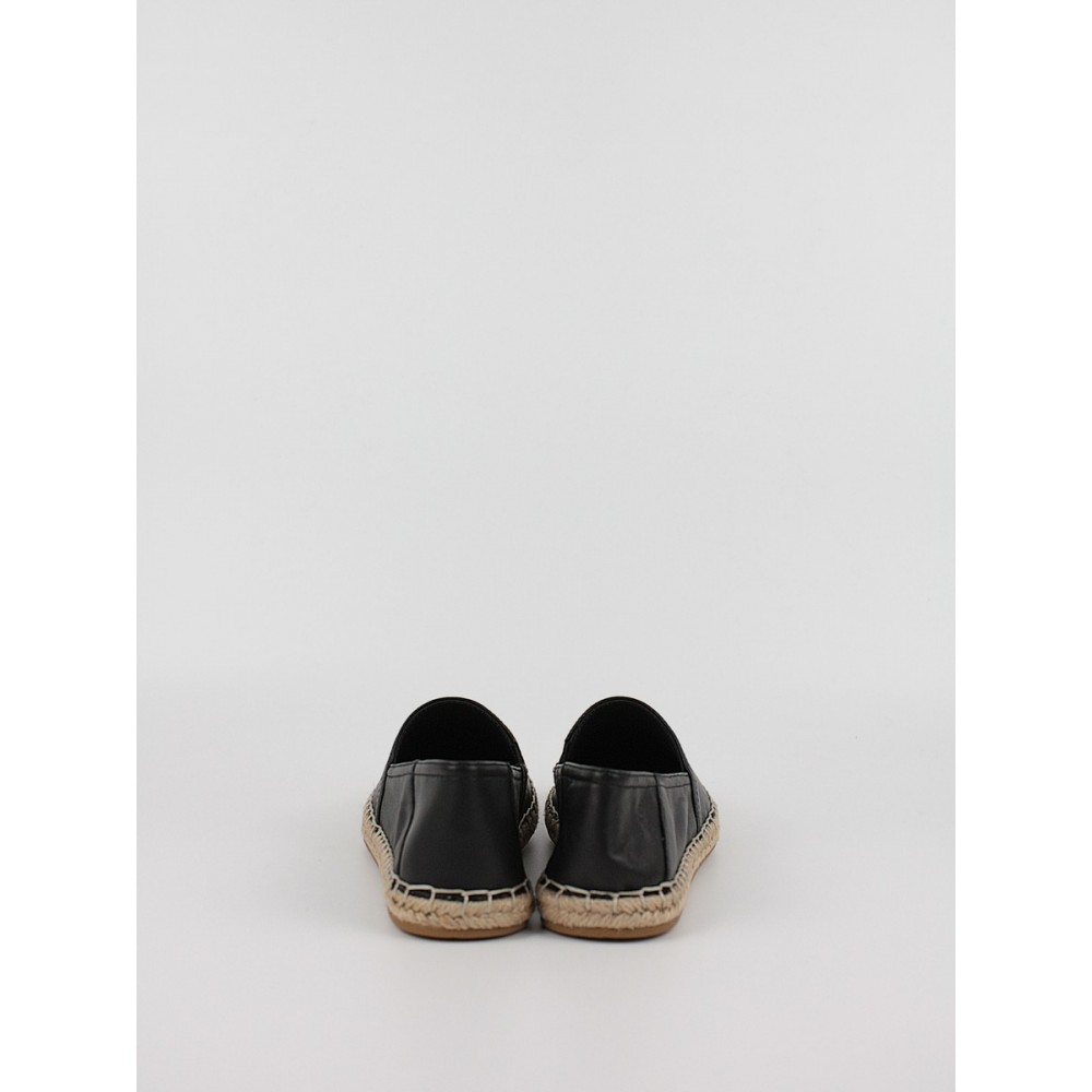 Women Espandrille Tommy Hilfiger Essential Leather Espadrille FW0FW07100-BDS Black