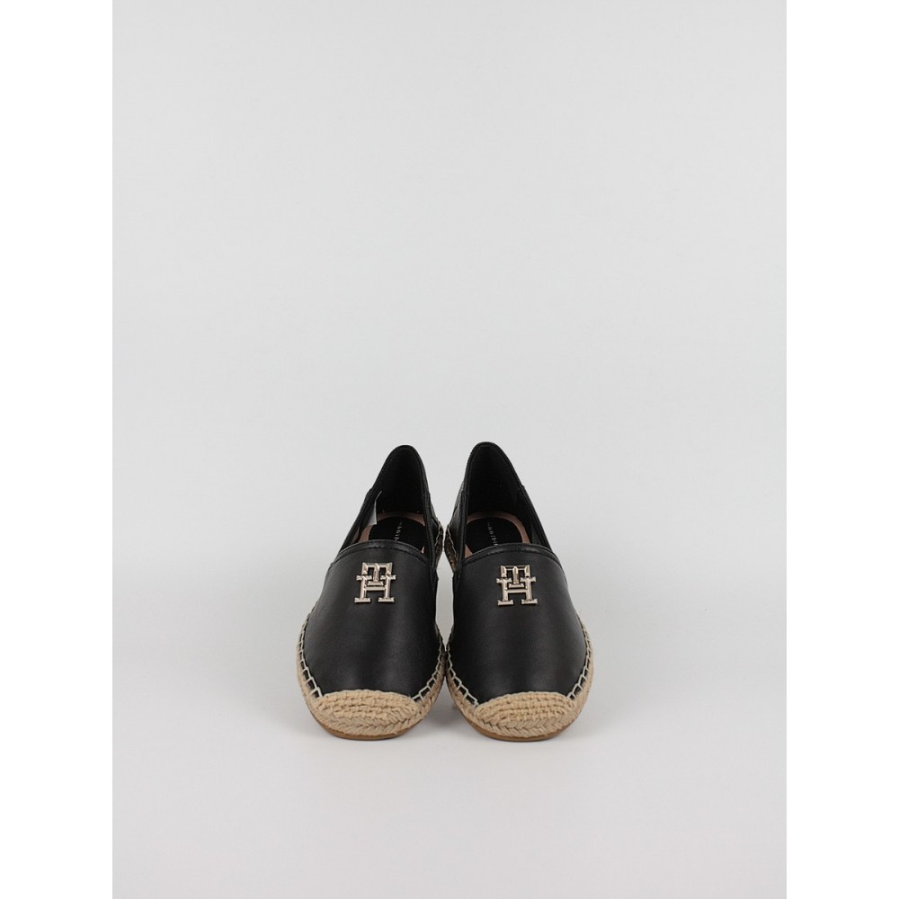 Γυναικεία Εσπανδρίγια Tommy Hilfiger Essential Leather Espadrille FW0FW07100-BDS Μαύρο Γυναικεία Εσπανδρίγια Tommy Hilfiger Essential Leather Espadrille FW0FW07100-BDS Μαύρο