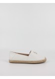 Γυναικεία Εσπανδρίγια Tommy Hilfiger Essential Leather Espadrille FW0FW07100-YBL Ασπρη