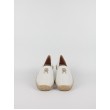 Women Espandrille Tommy Hilfiger Essential Leather Espadrille FW0FW07100-YBL White