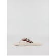 Women's Flip Flops Tommy Hilfiger Tommy Essential Comfort Sandal FW0FW07147-AF4 Feather White