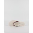 Women's Flip Flops Tommy Hilfiger Tommy Essential Comfort Sandal FW0FW07147-AF4 Feather White