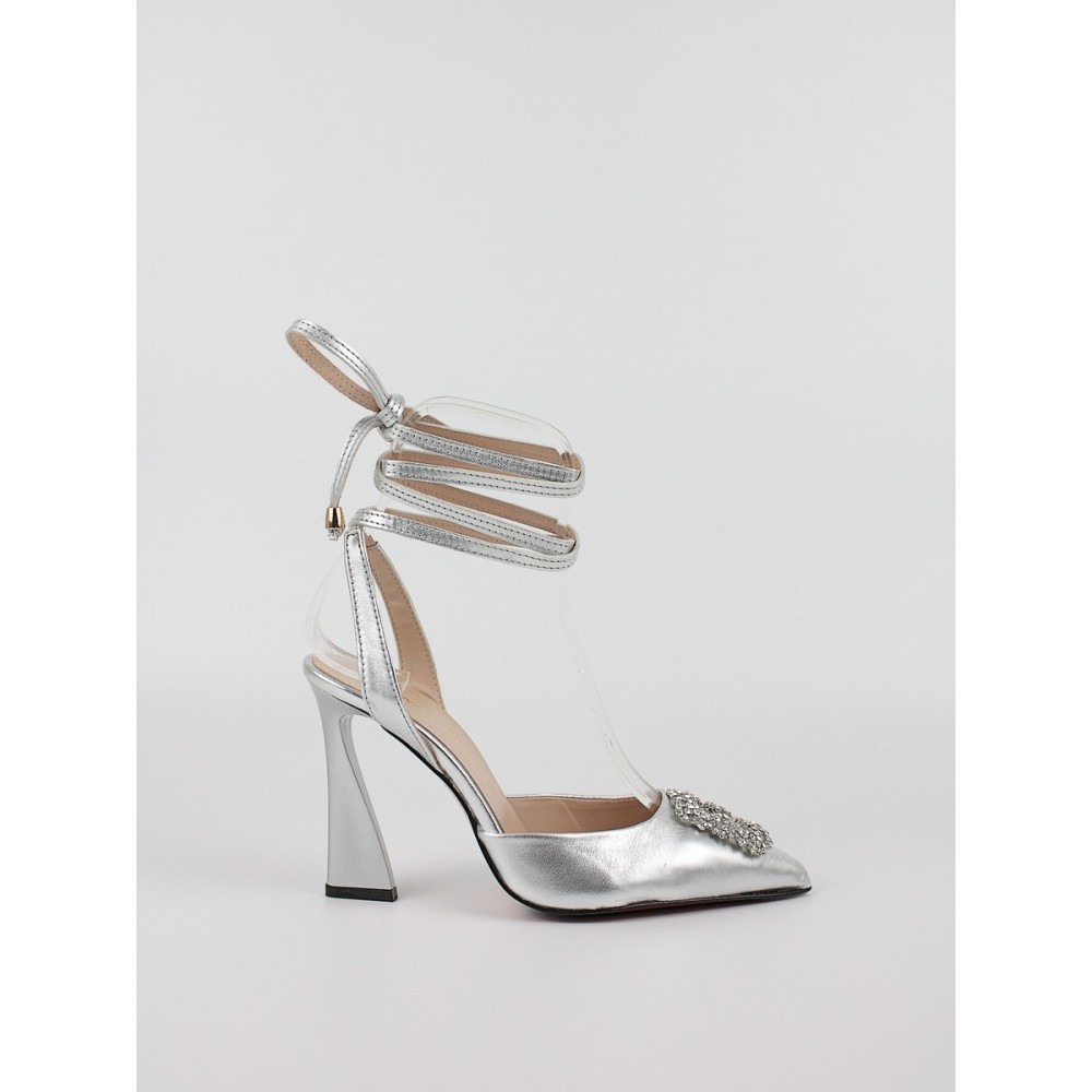 Wall Street Women's Heel 156-23133-99 Silver