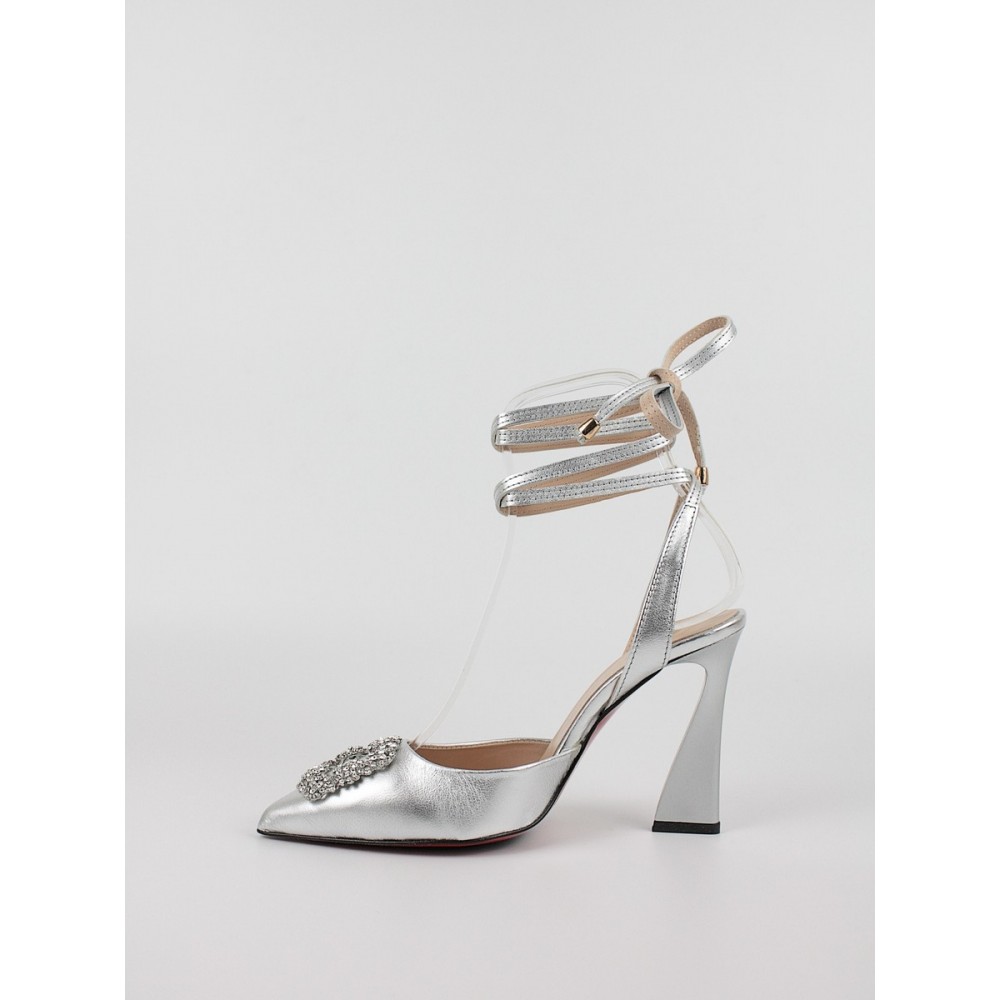 Wall Street Women's Heel 156-23133-99 Silver