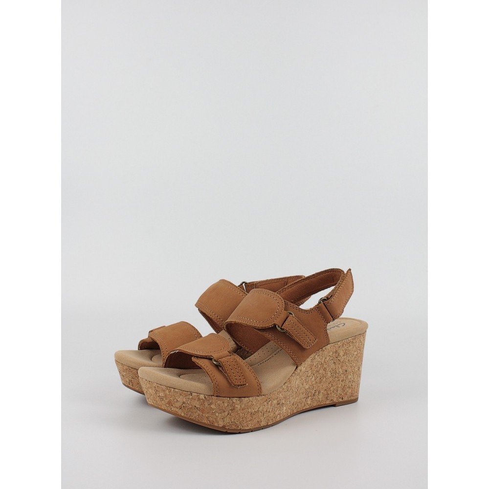 Women Platform Clarks Roze Lane 26171315 Brown