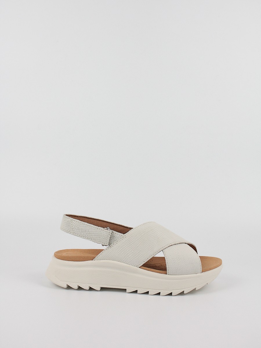 Women Sandal Clarks Dashlite Wish 26171949 Off White