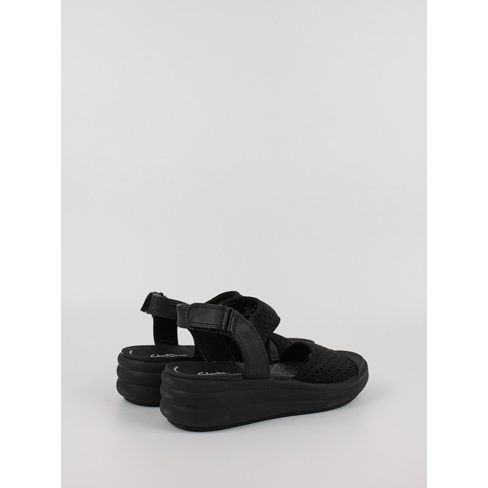 Women Sandal Clarks Drift Fern 26171403 Black