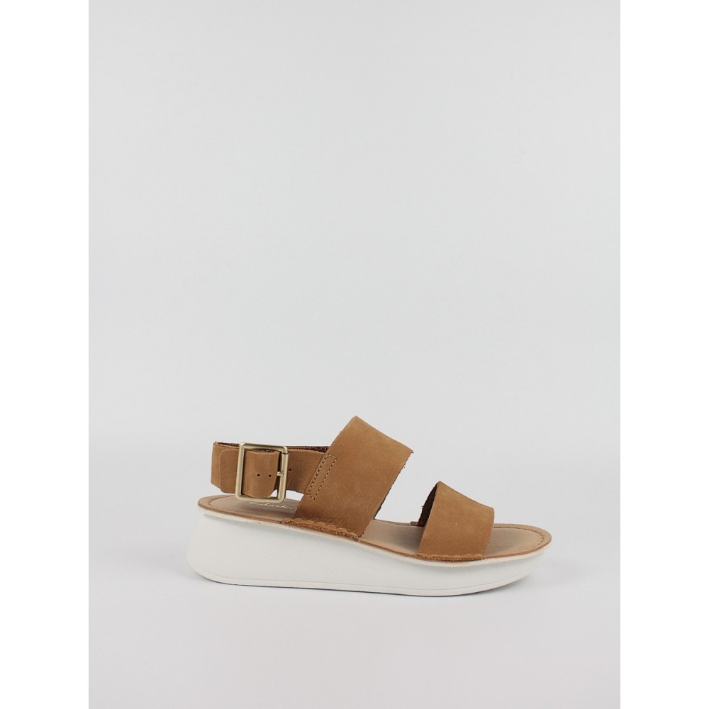 Women Sandal Clarks Velhill Strap 26170823 Light Tan