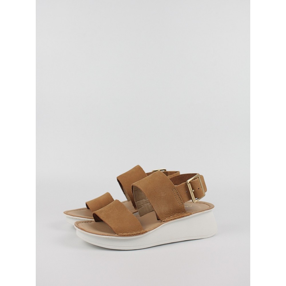 Women Sandal Clarks Velhill Strap 26170823 Light Tan