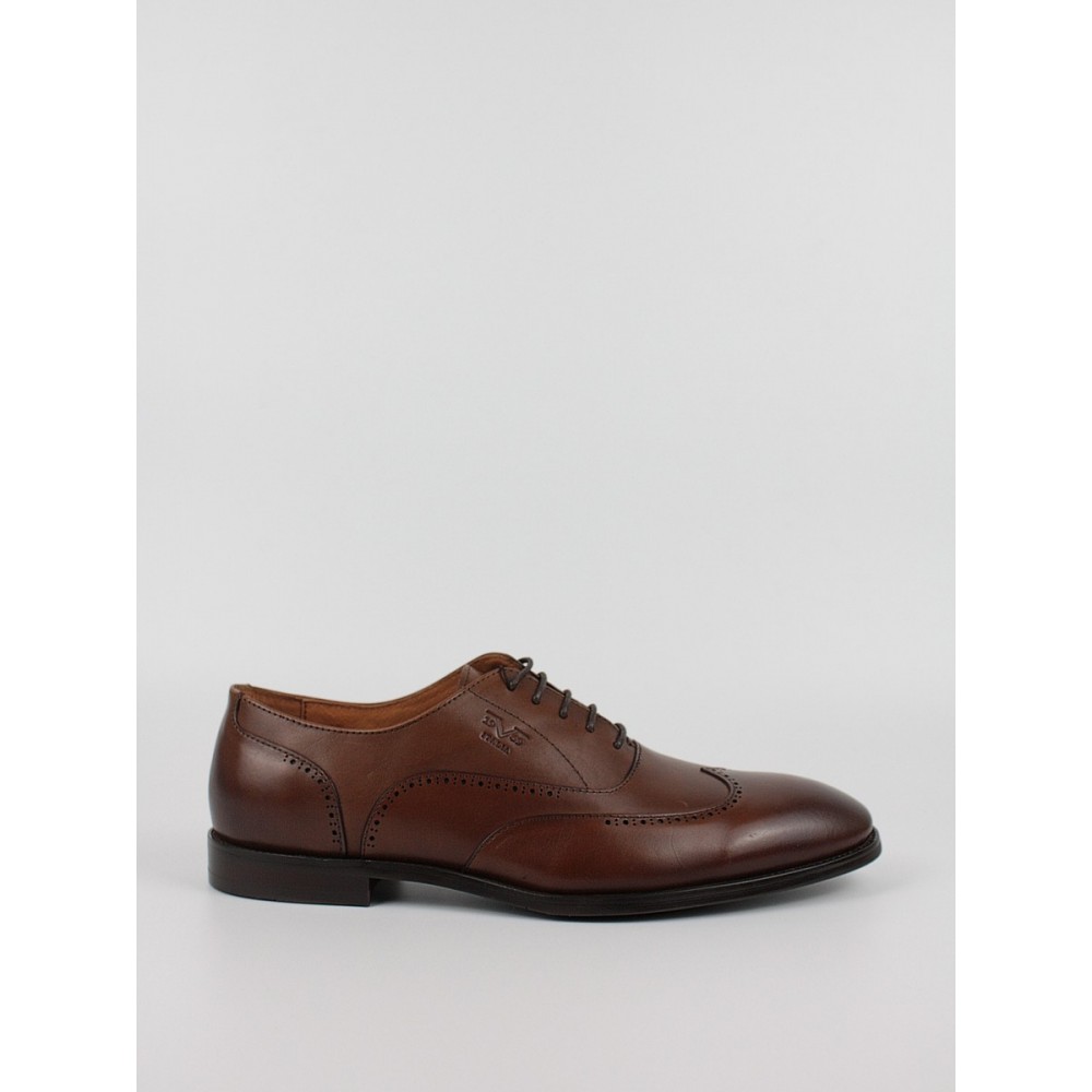 Men Oxford Shoes Versace YOYS024-86 Tobacco