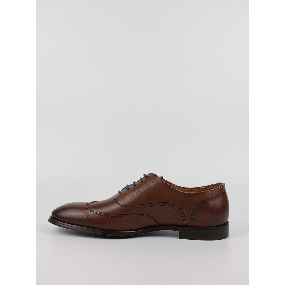 Men Oxford Shoes Versace YOYS024-86 Tobacco