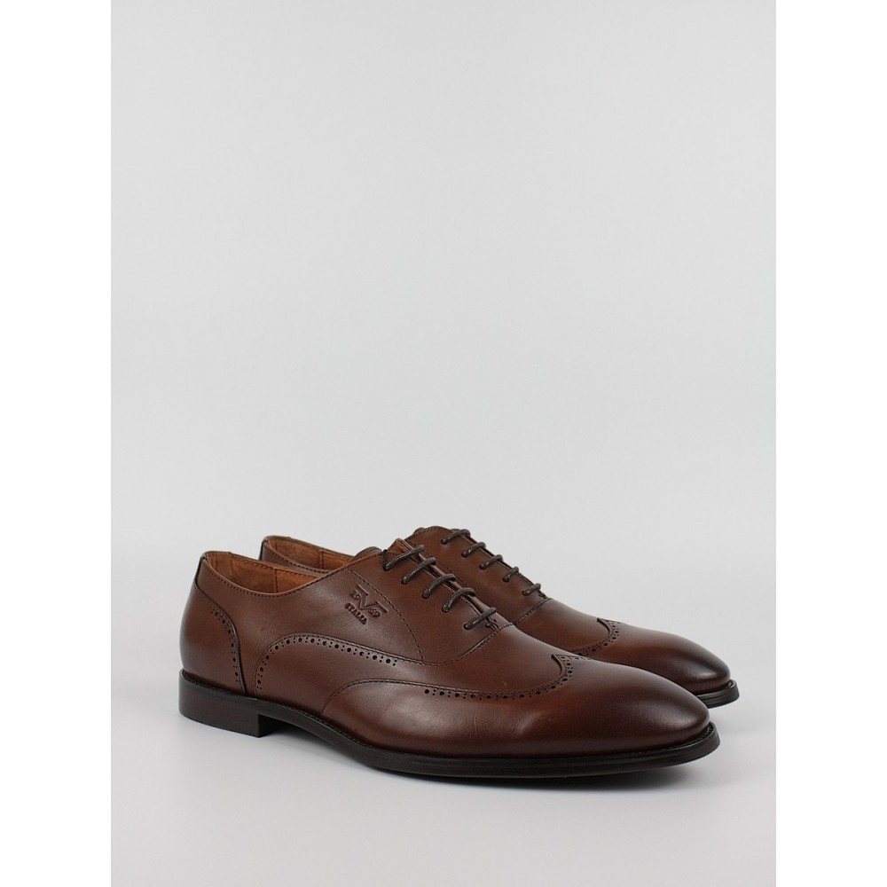 Men Oxford Shoes Versace YOYS024-86 Tobacco