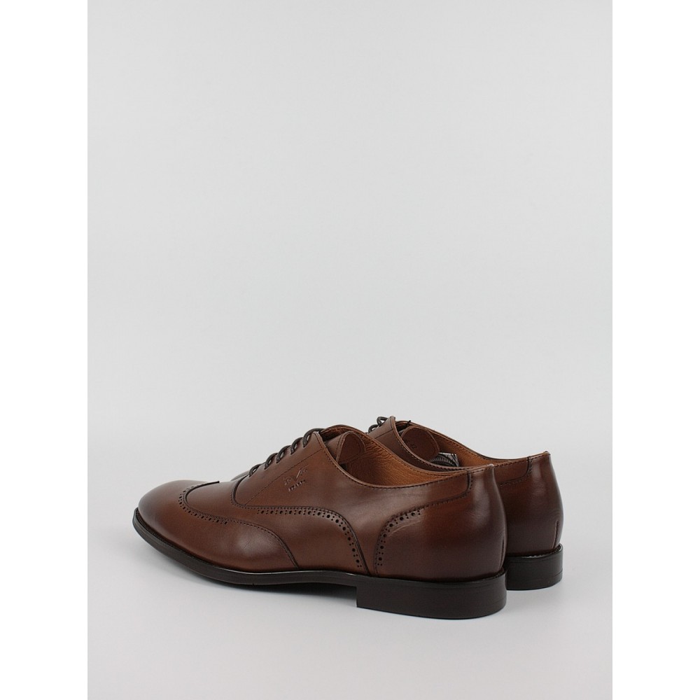 Men Oxford Shoes Versace YOYS024-86 Tobacco