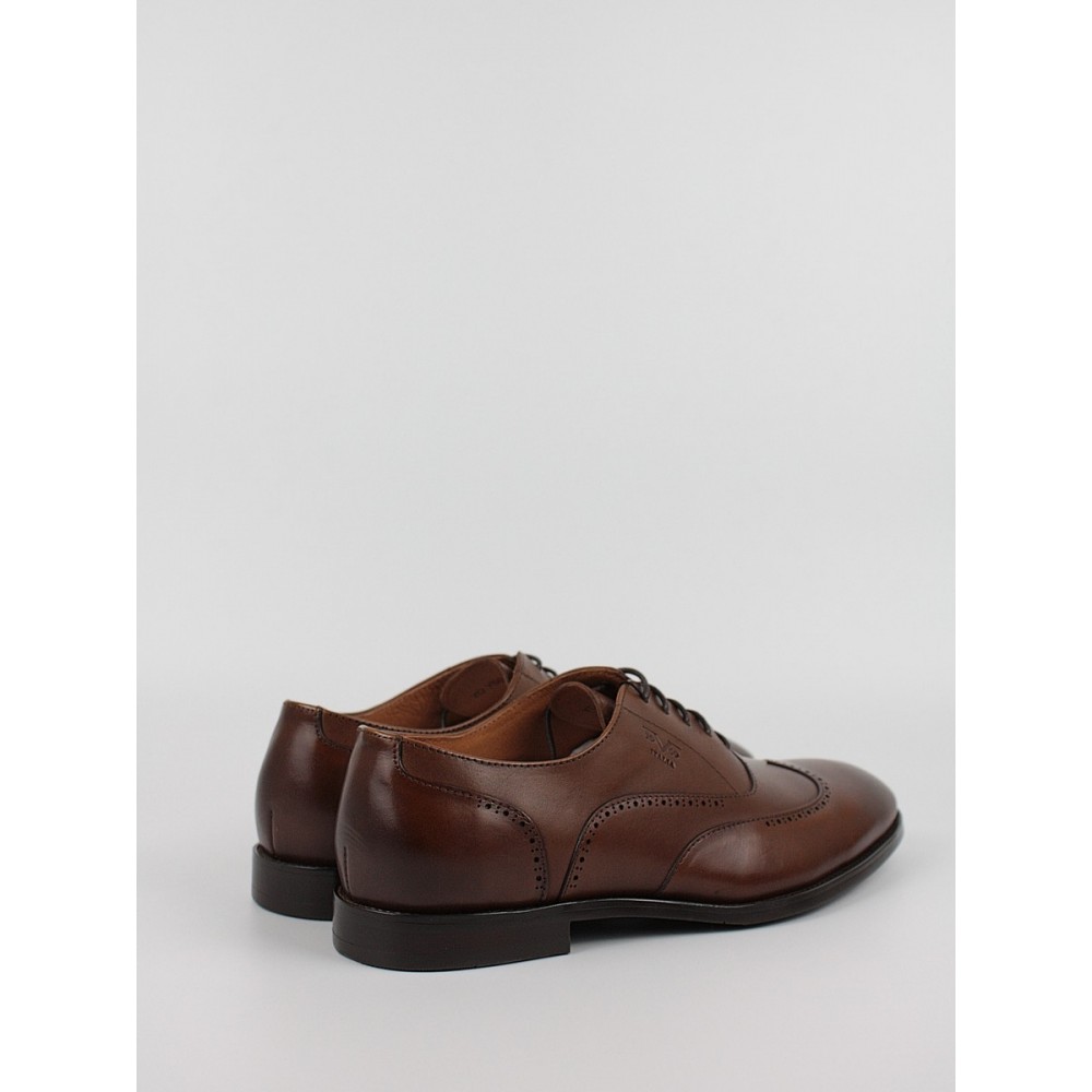 Men Oxford Shoes Versace YOYS024-86 Tobacco