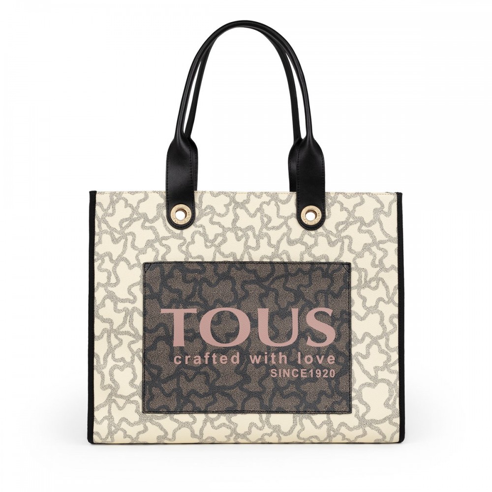 Women Bag Tous Shopping XL Amaya K Icon 2001514159 Biege Multi