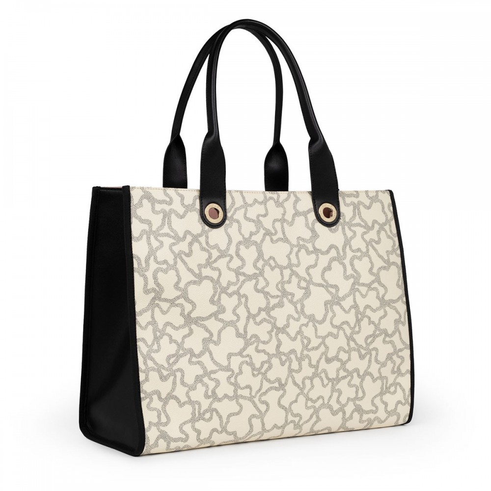 Women Bag Tous Shopping XL Amaya K Icon 2001514159 Biege Multi