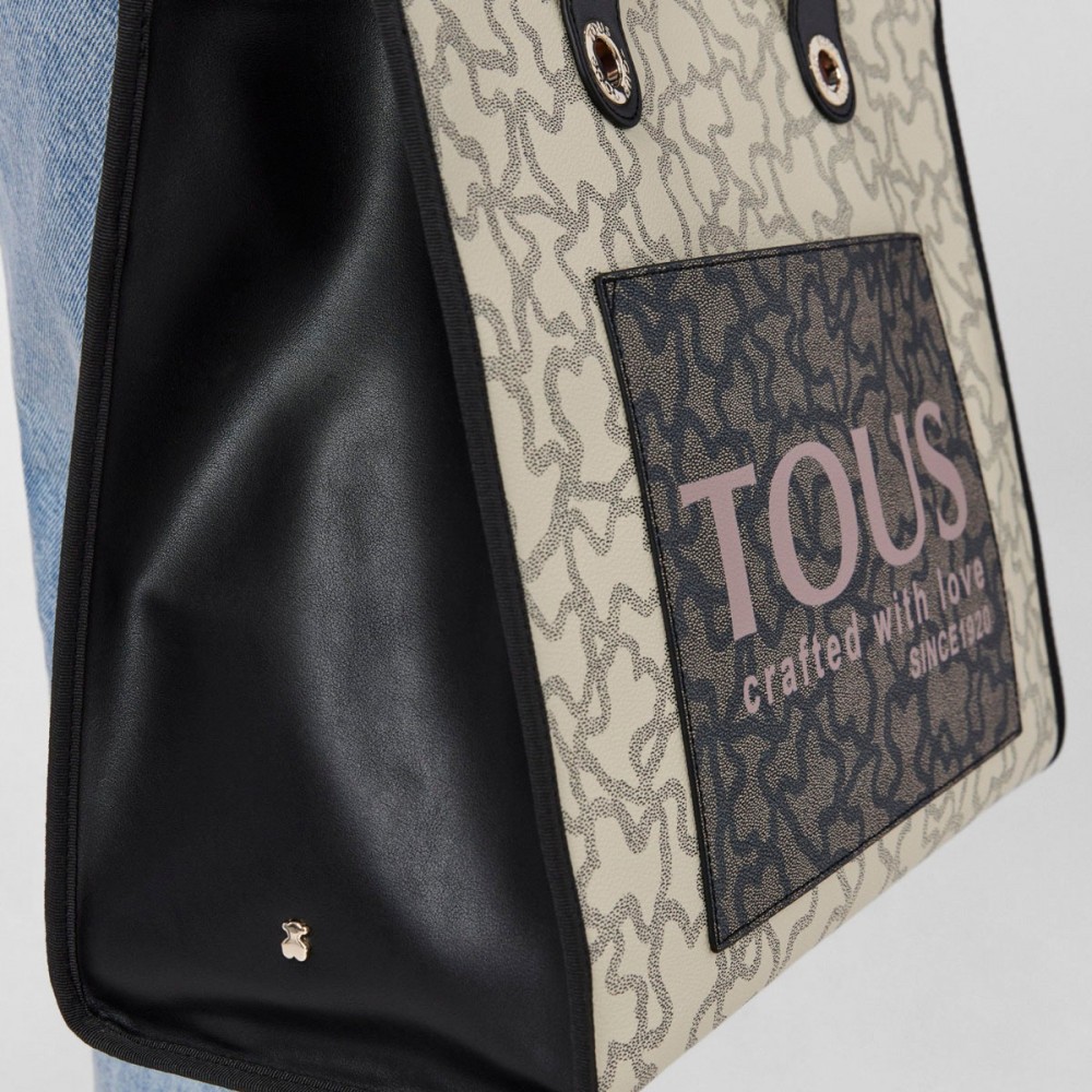 Women Bag Tous Shopping XL Amaya K Icon 2001514159 Biege Multi