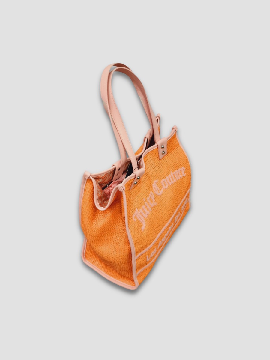 Women Bag Juicy Couture Rosmarie Large Shopping BEJR44271WVZ482 Orange