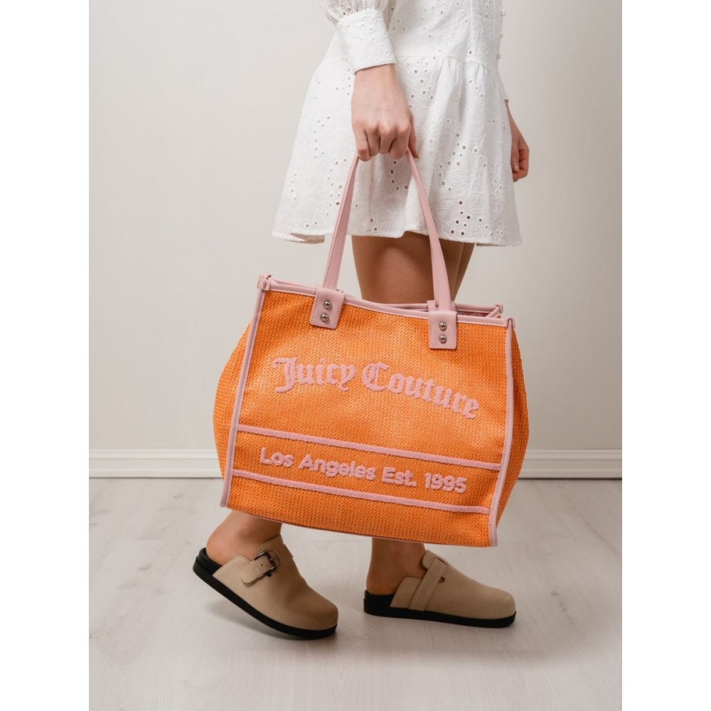 Women Bag Juicy Couture Rosmarie Large Shopping BEJR44271WVZ482 Orange