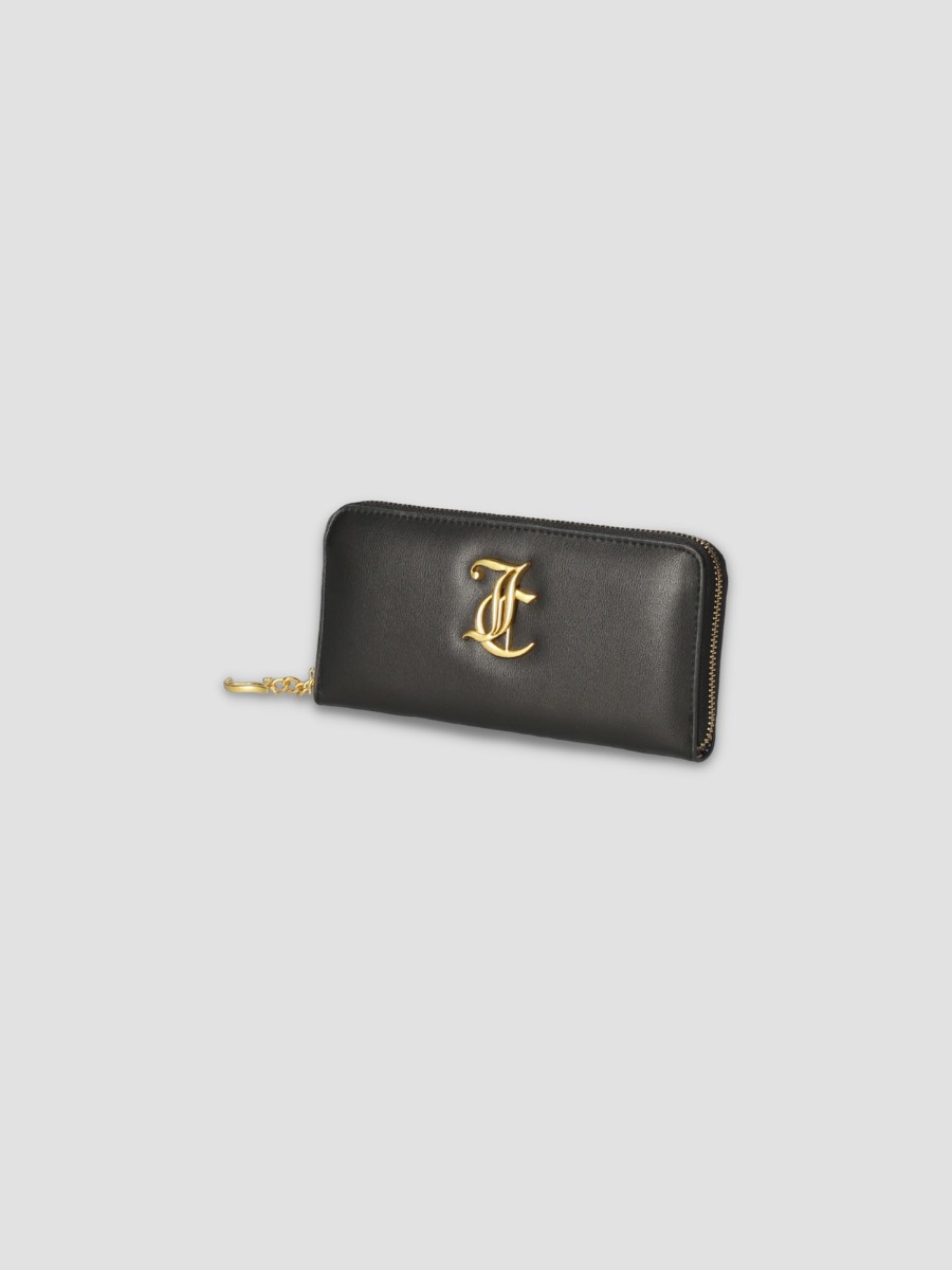 Γυναικείο Πορτοφόλι Juicy Couture Alyssa Large Zip Wallet WIJAY4125WVP000 Μαύρο