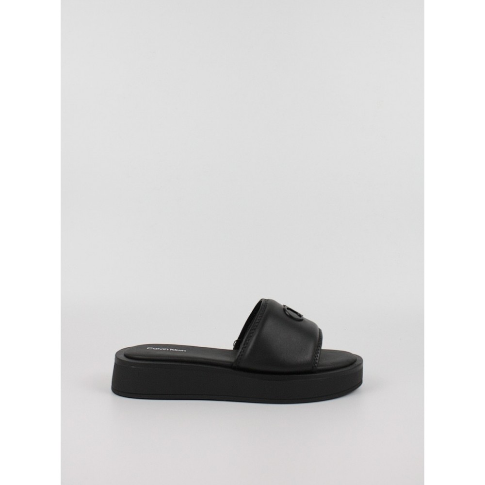 Women's Mules Calvin KLein Dress Flatform W/HW HW0HW01487-BEH Black