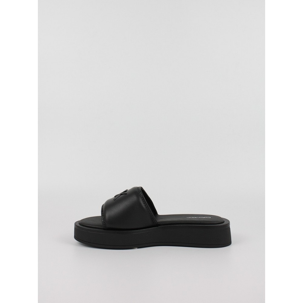 Women's Mules Calvin KLein Dress Flatform W/HW HW0HW01487-BEH Black