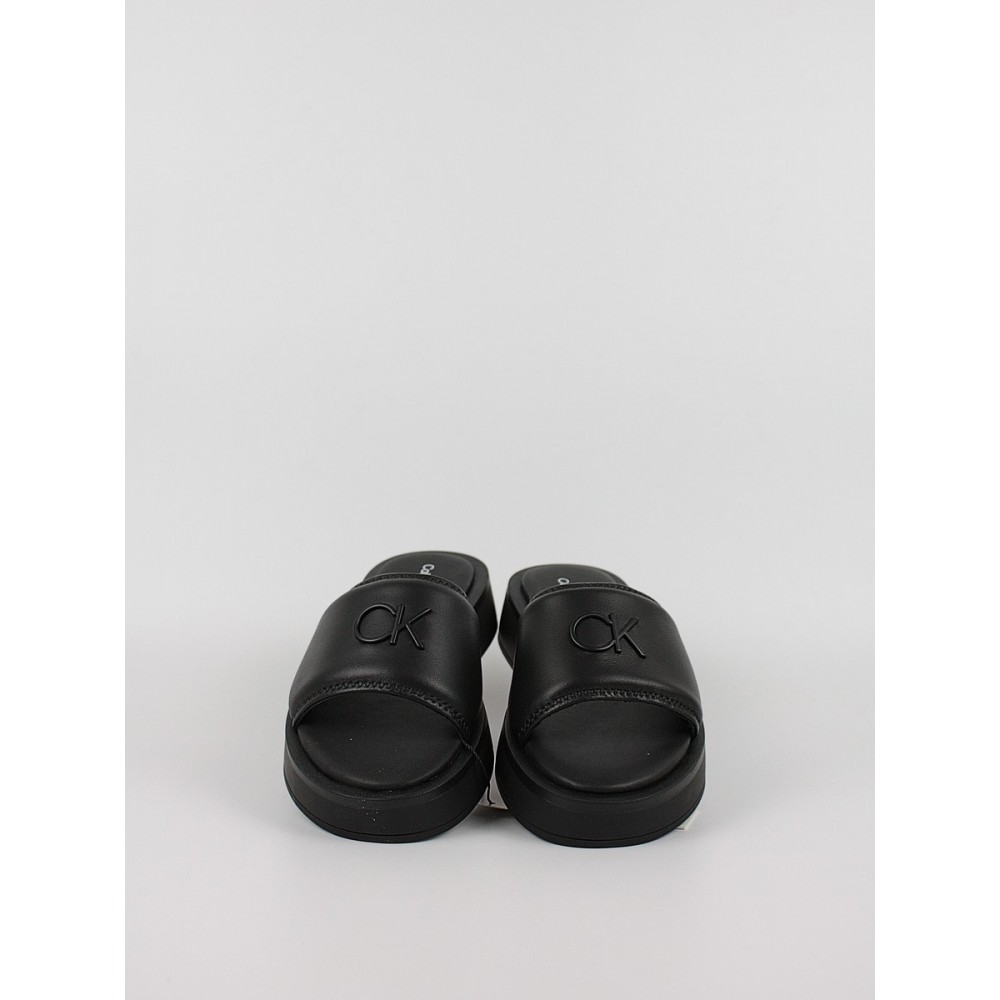 Women's Mules Calvin KLein Dress Flatform W/HW HW0HW01487-BEH Black