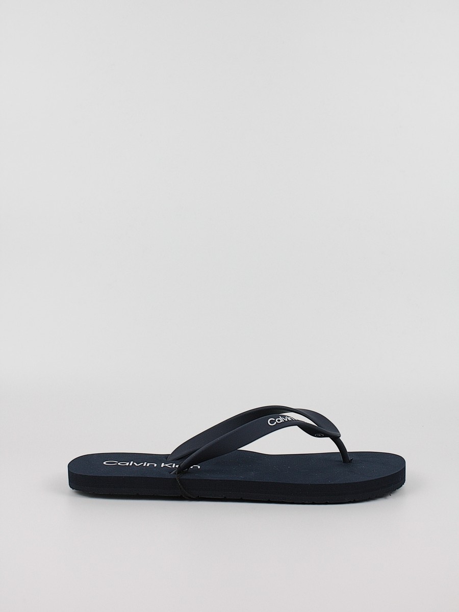 Ανδρική Σαγιονάρα Calvin KLein Flip Flop Rubber HM0HM00956-DW4 Μπλε