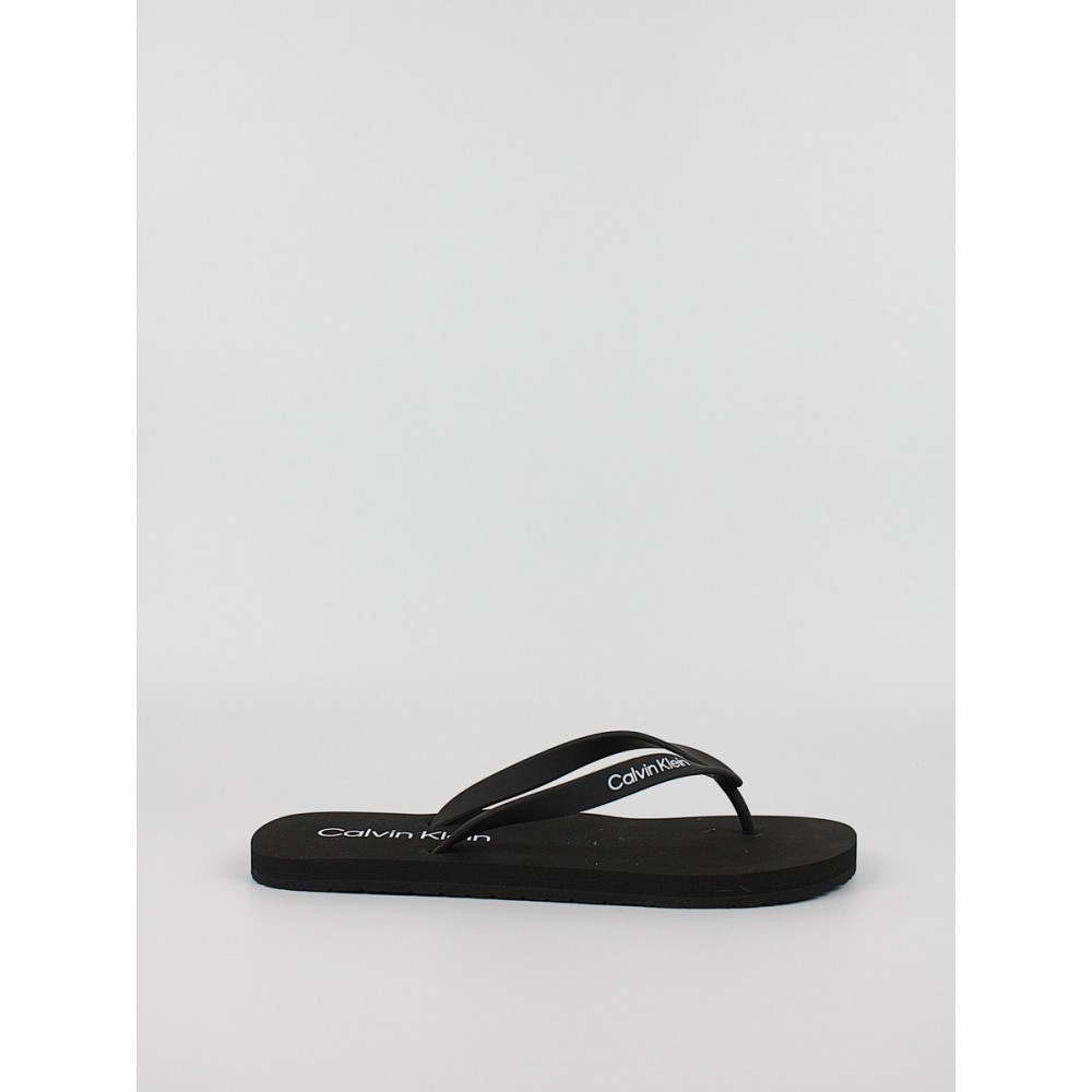 Ανδρική Σαγιονάρα Calvin KLein Flip Flop Rubber HM0HM00956-BEH Μαύρη