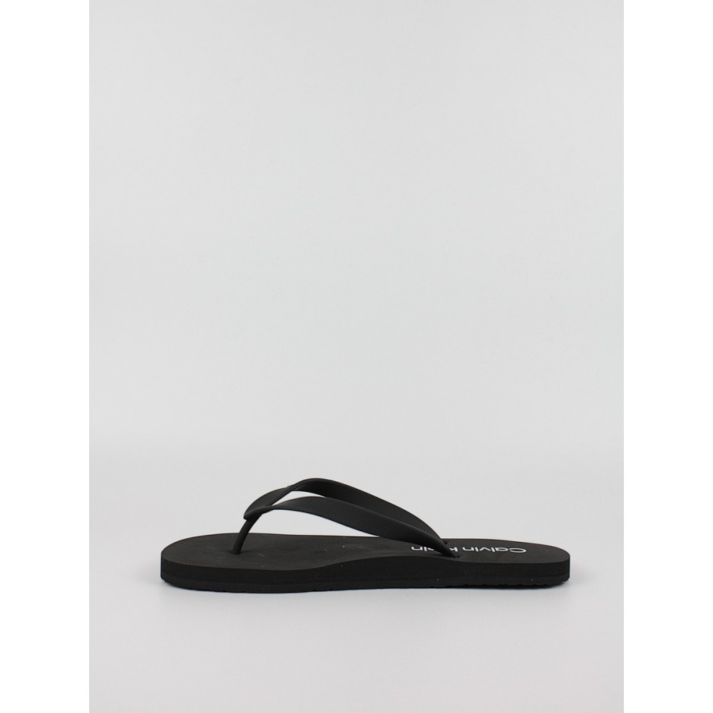 Ανδρική Σαγιονάρα Calvin KLein Flip Flop Rubber HM0HM00956-BEH Μαύρη