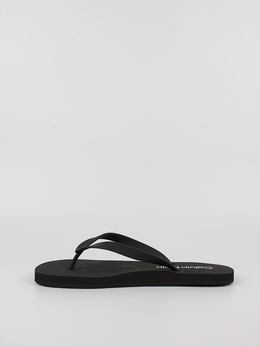 Ανδρική Σαγιονάρα Calvin KLein Flip Flop Rubber HM0HM00956-BEH Μαύρη