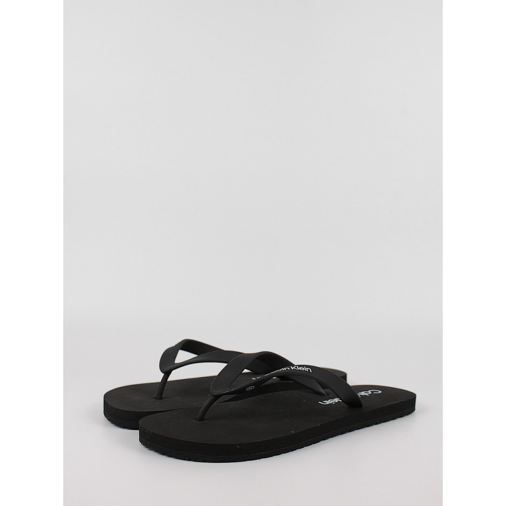 Ανδρική Σαγιονάρα Calvin KLein Flip Flop Rubber HM0HM00956-BEH Μαύρη