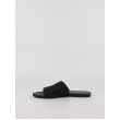 Women's Mules Calvin KLein Flat Sandal Slide Webbing YW0YW00955-BDS Black