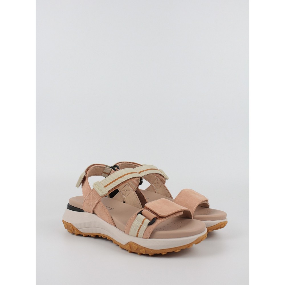 Women's Sandals Geox Sorapis + Grip D35TBB 02011 C8155 Peach/Biege